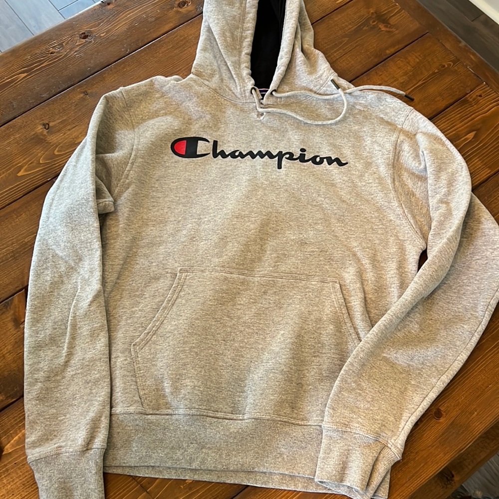 Champion Hooded Sweatshirt, size S,